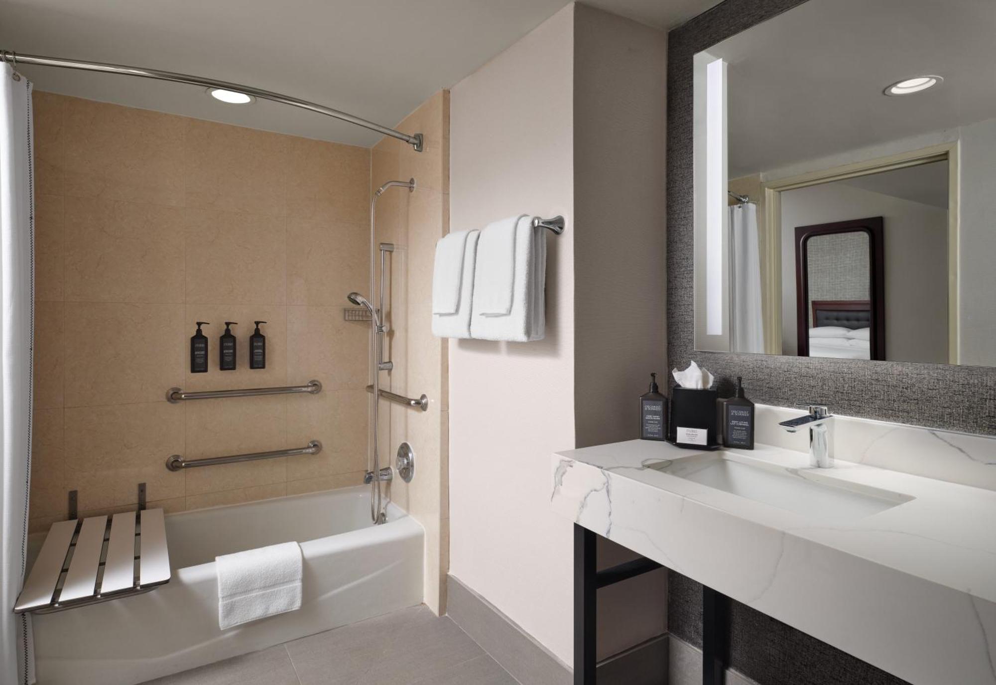 Double Room Two Double Beds Adapted Tub Mobility Accessible